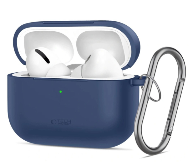 Tech-Protect Silicone Hook Do Apple Airpods Pro 3 Navy Blue - 1367342 - zdjęcie